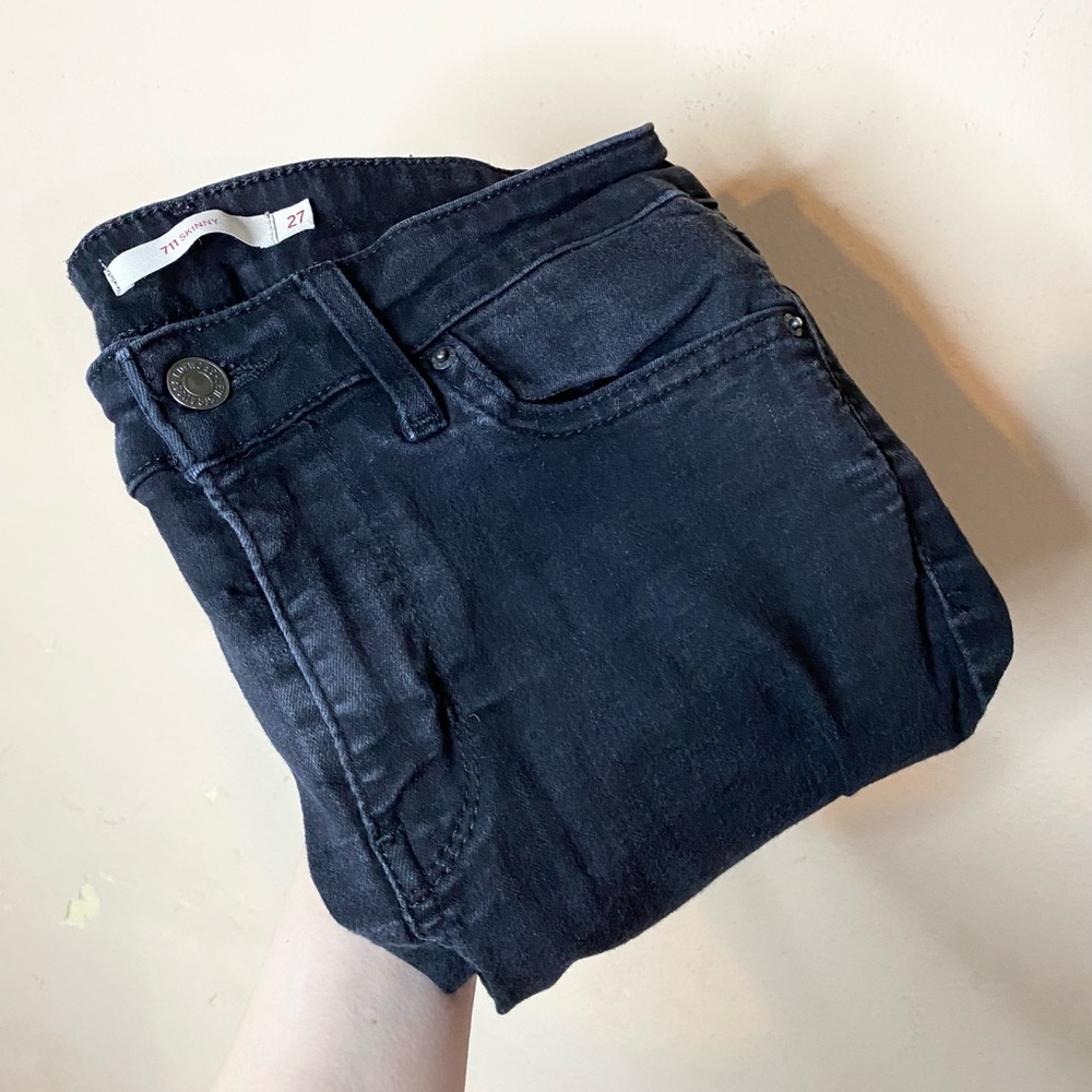 Levi’s 711 Skinny Black Jeans
